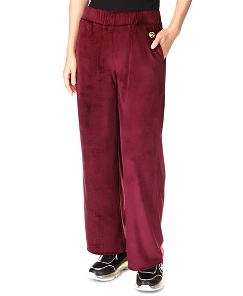 michael kors velour pants macy& 39|Velour MICHAEL Michael Kors Pants + FREE SHIPPING.